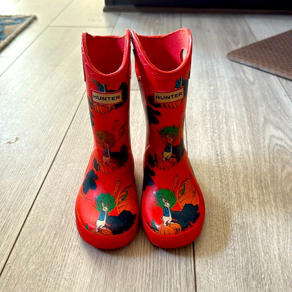 Kids hunter rain boots